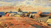 Three Boys on the Shore Winslow Homer